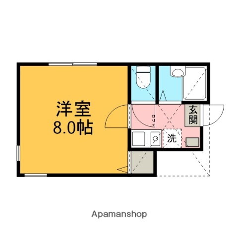神奈川県相模原市緑区東橋本３ 橋本駅 1K アパート 賃貸物件詳細