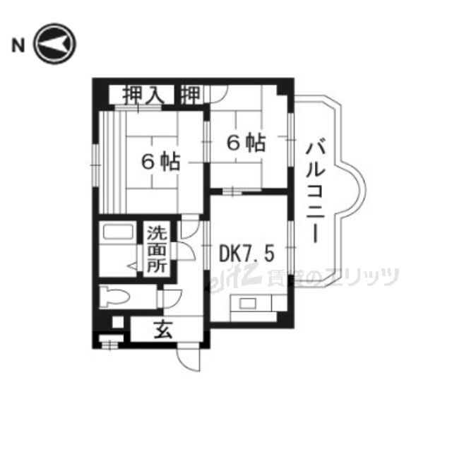 大阪府茨木市若園町 茨木市駅 2DK マンション 賃貸物件詳細
