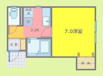 メイユール幸畑 1階 1K 賃貸物件詳細