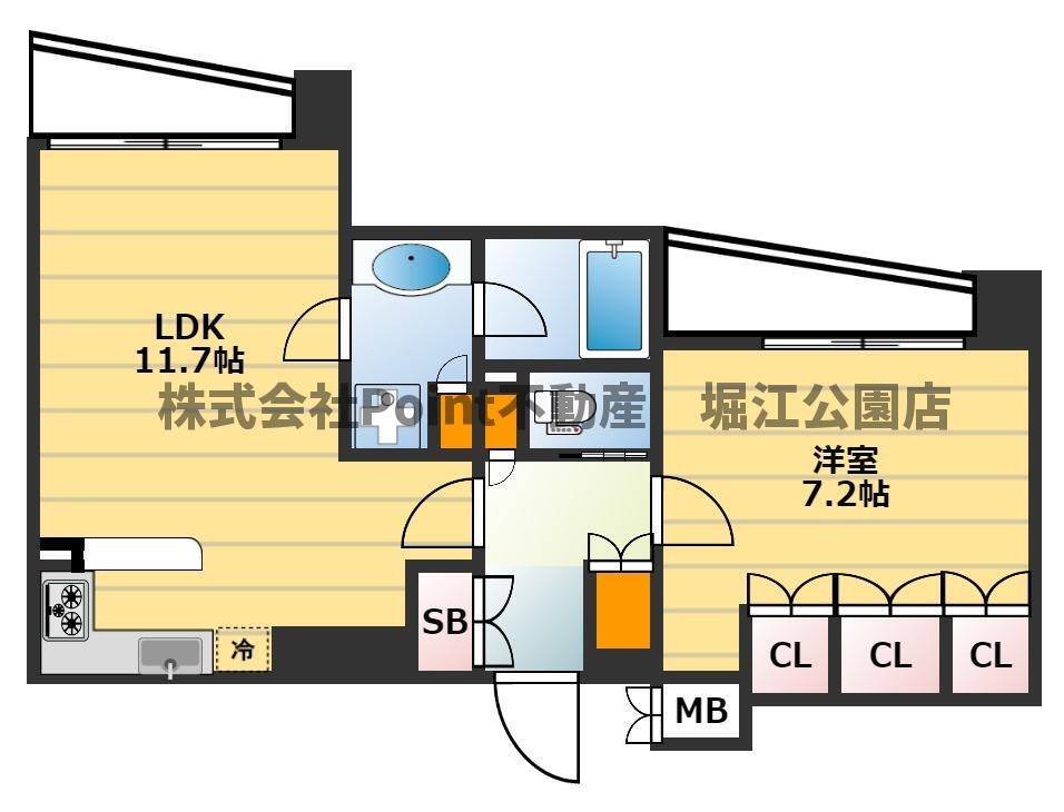 大阪府大阪市西区靱本町２ 阿波座駅 1LDK マンション 賃貸物件詳細