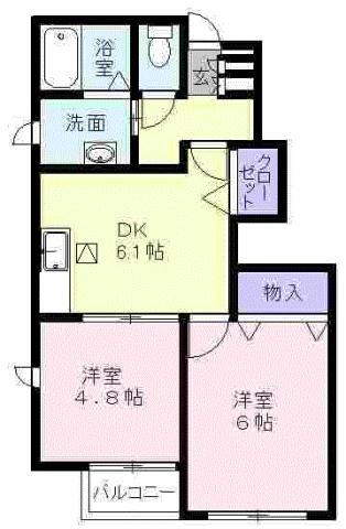 山形県東根市大字蟹沢 さくらんぼ東根駅 2DK アパート 賃貸物件詳細