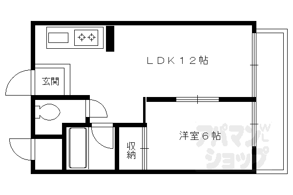 京都府京都市伏見区深草秡川町 伏見稲荷駅 1LDK マンション 賃貸物件詳細
