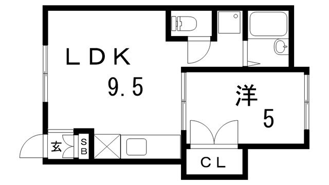 ときわ花山ハイツ 1階 1LDK 賃貸物件詳細