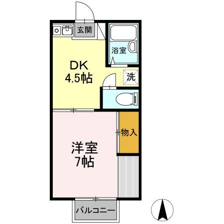 岡山県岡山市中区新京橋３ 岡山駅 1DK アパート 賃貸物件詳細