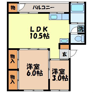 サンガーデン小ヶ倉（小ヶ倉２丁目） 1階 2LDK 賃貸物件詳細