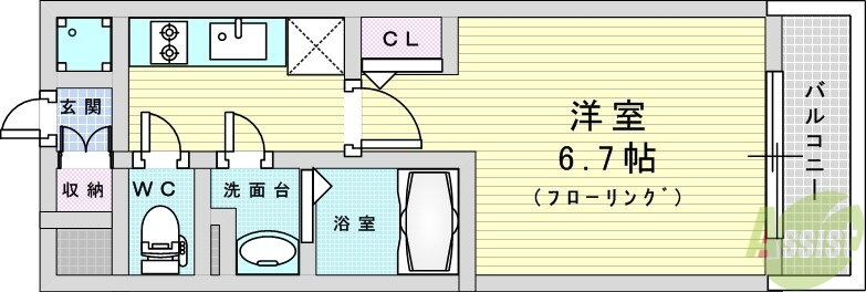 大阪府大阪市東淀川区東淡路４ 淡路駅 1K マンション 賃貸物件詳細
