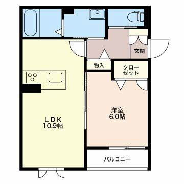 富山県富山市新庄町２ 東新庄駅 1LDK アパート 賃貸物件詳細