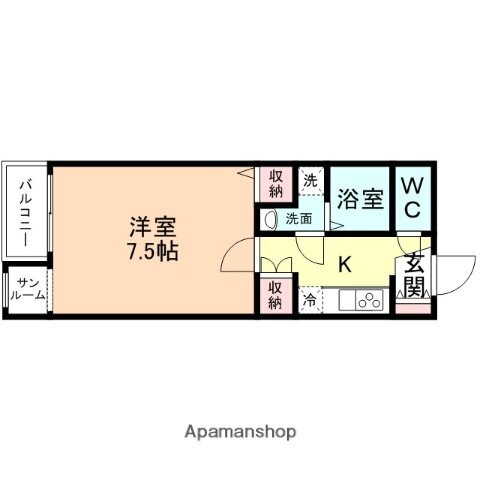 ドゥウェル下堀 2階 1K 賃貸物件詳細