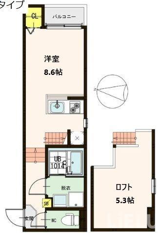 宮城県仙台市青葉区山手町 北山駅 1K アパート 賃貸物件詳細