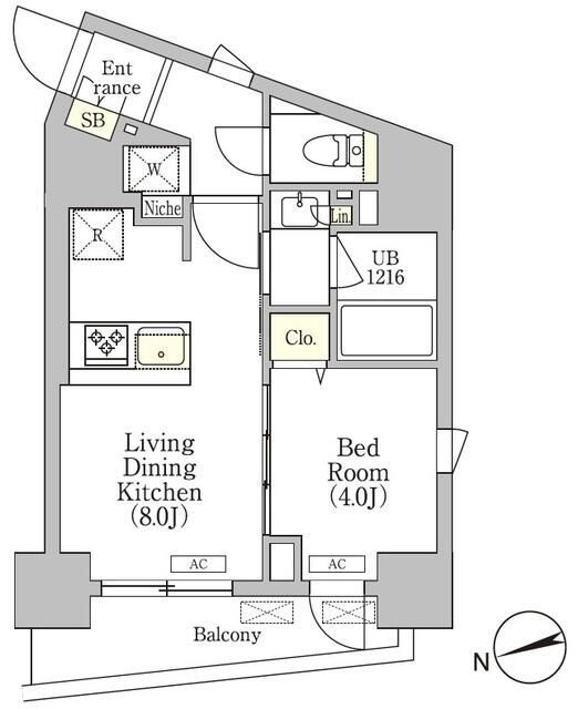 東京都港区高輪３ 高輪台駅 1LDK マンション 賃貸物件詳細