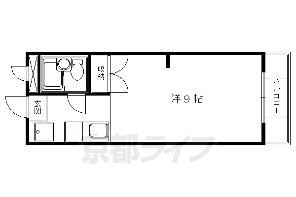 京都府京都市伏見区深草稲荷中之町 伏見稲荷駅 1K マンション 賃貸物件詳細