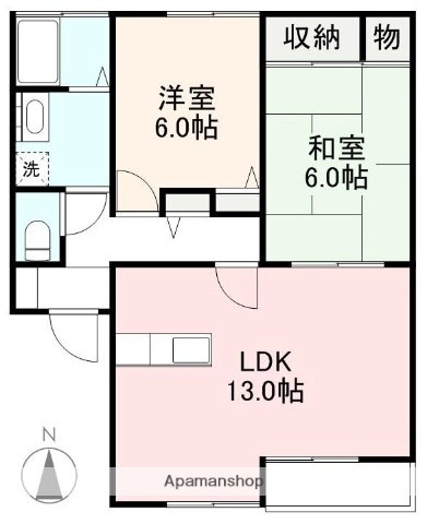 香川県高松市高松町 屋島駅 2LDK アパート 賃貸物件詳細