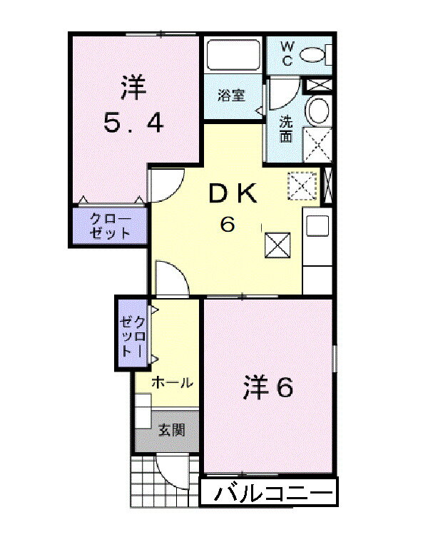 山口県宇部市大字西岐波 床波駅 2DK アパート 賃貸物件詳細