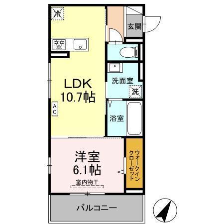 広島県東広島市西条町下見 西条駅 1LDK アパート 賃貸物件詳細