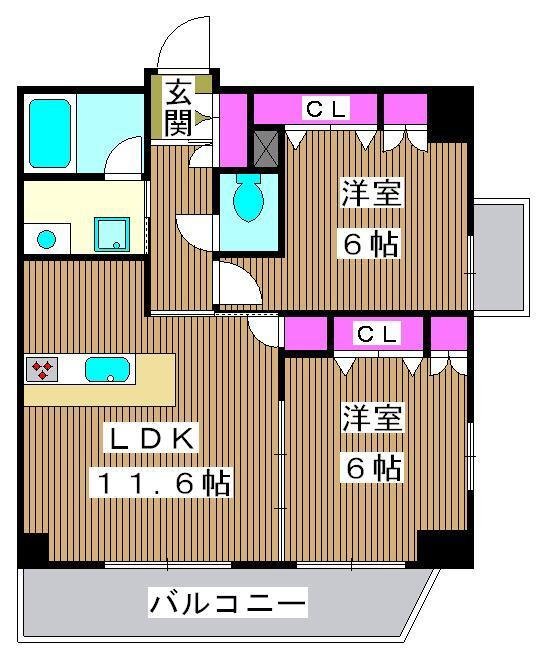 日神パレステージ新板橋 8階 2LDK 賃貸物件詳細
