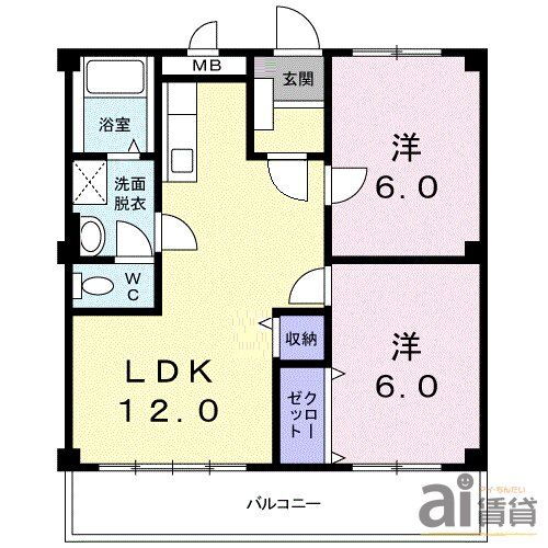 東京都東村山市栄町３ 八坂駅 2LDK マンション 賃貸物件詳細