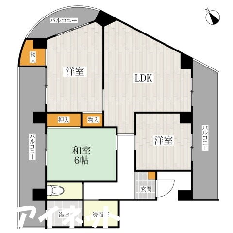 福岡県福岡市早良区原６ 次郎丸駅 3LDK マンション 賃貸物件詳細