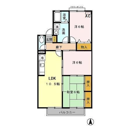 ファミール本郷 2階 3LDK 賃貸物件詳細