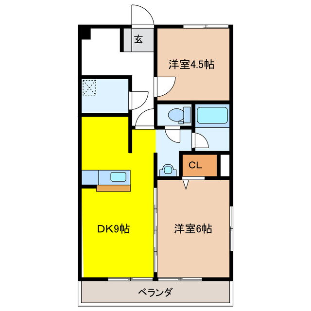 岐阜県岐阜市細畑６ 細畑駅 2DK マンション 賃貸物件詳細