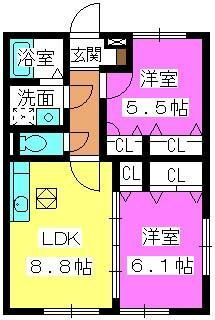 福岡県福岡市城南区樋井川３ 西鉄平尾駅 2LDK アパート 賃貸物件詳細