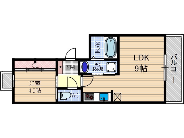 大阪府箕面市粟生間谷東５ 彩都西駅 1LDK アパート 賃貸物件詳細