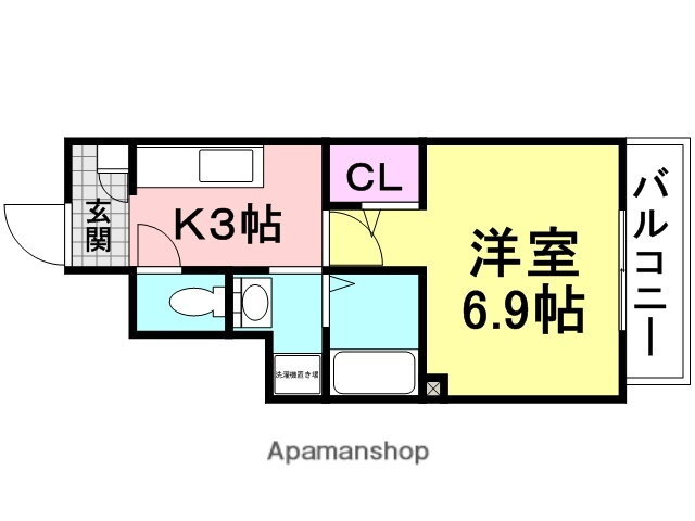 コート青山 1階 1K 賃貸物件詳細