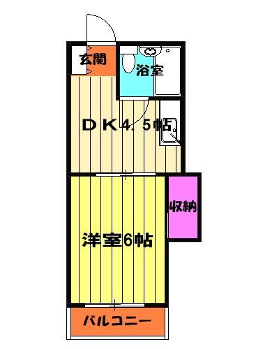 千葉県松戸市二ツ木 北小金駅 1DK アパート 賃貸物件詳細