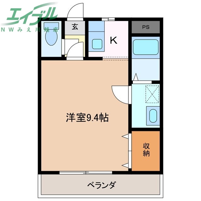 三重県桑名市神成町１ 桑名駅 1K アパート 賃貸物件詳細