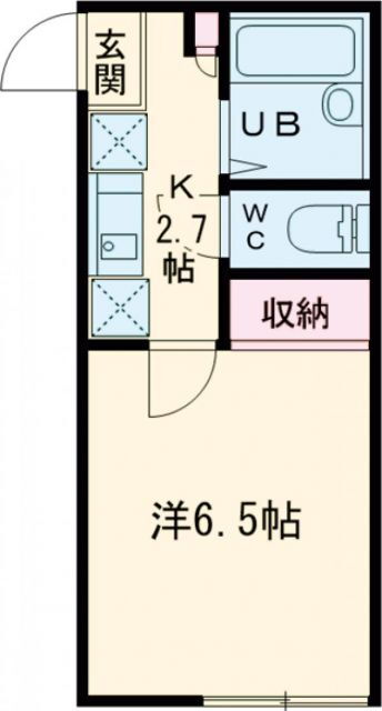 Ａｍｉｃｕｓ 2階 1K 賃貸物件詳細