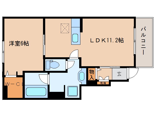 奈良県大和高田市大字有井 大和高田駅 1LDK アパート 賃貸物件詳細