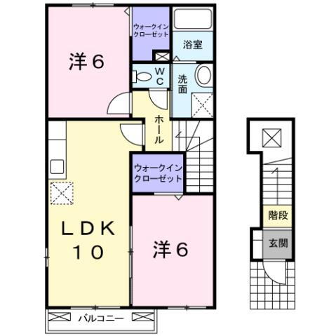 熊本県宇城市小川町河江 小川駅 2LDK アパート 賃貸物件詳細