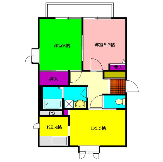 神奈川県鎌倉市台４ 富士見町駅 2DK アパート 賃貸物件詳細