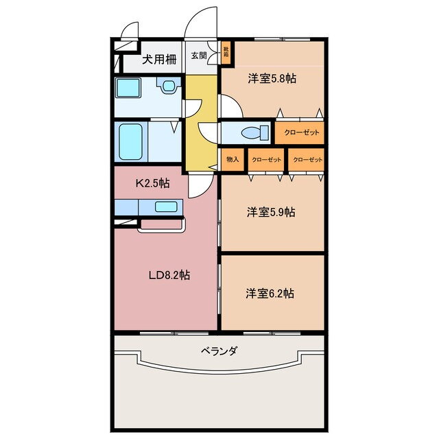 三重県伊勢市小俣町明野 明野駅 3LDK マンション 賃貸物件詳細