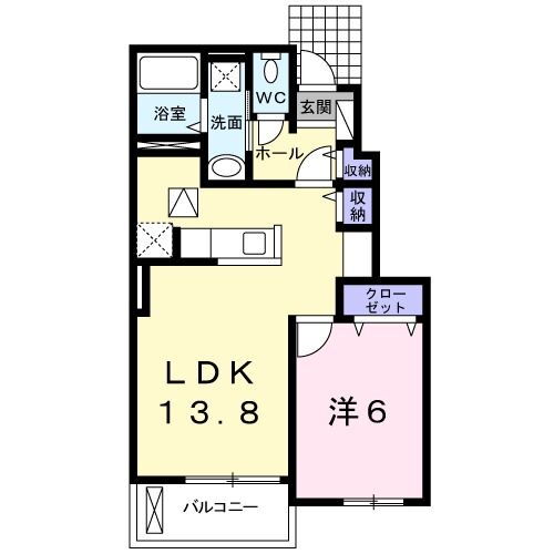 愛知県西尾市住崎１ 西尾駅 1LDK アパート 賃貸物件詳細