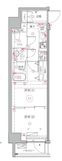 東京都立川市曙町１ 立川駅 2K マンション 賃貸物件詳細