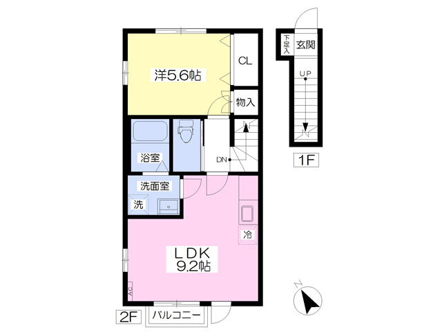 宮城県仙台市若林区南材木町 河原町駅 1LDK アパート 賃貸物件詳細