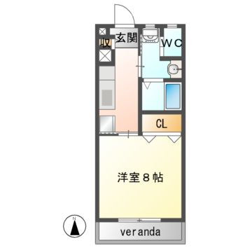 栃木県宇都宮市川俣町 宇都宮駅 1K マンション 賃貸物件詳細
