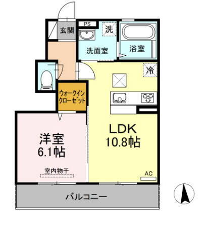 香川県高松市上福岡町 花園駅 1LDK アパート 賃貸物件詳細