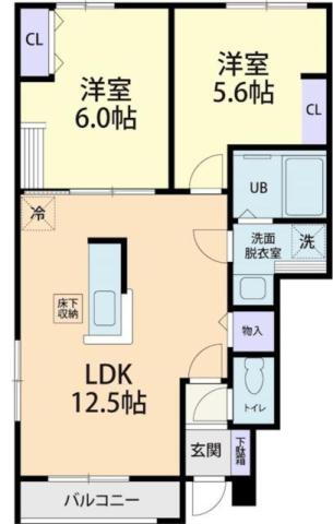 千葉県木更津市長須賀 木更津駅 2LDK アパート 賃貸物件詳細