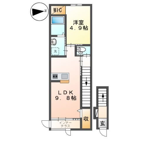 東京都府中市若松町４ 多磨駅 1LDK アパート 賃貸物件詳細