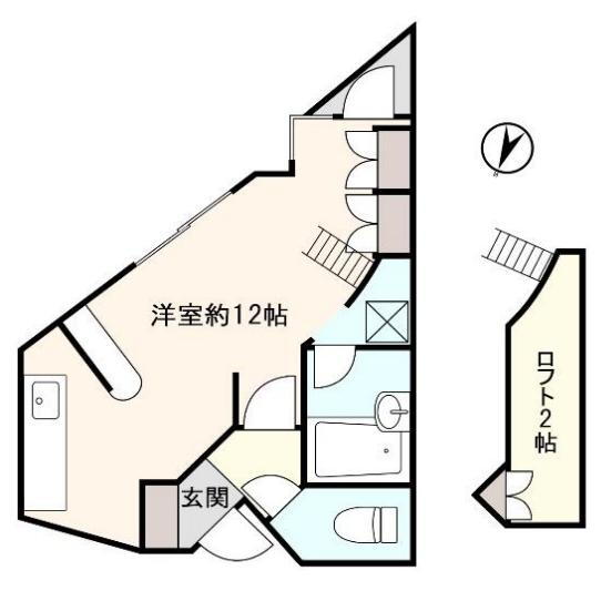 北海道函館市上野町 湯の川駅 ワンルーム アパート 賃貸物件詳細