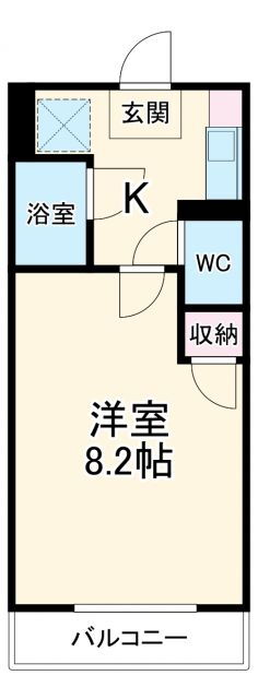 愛知県名古屋市西区大野木１ 庄内緑地公園駅 1K マンション 賃貸物件詳細