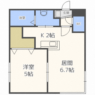 北海道札幌市西区発寒四条５ 発寒南駅 1LDK マンション 賃貸物件詳細