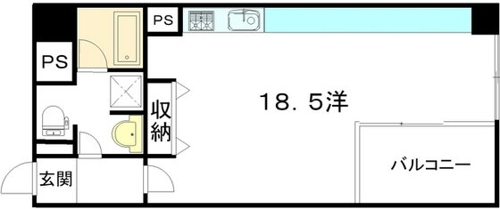 広島県広島市中区鶴見町 比治山橋駅 ワンルーム マンション 賃貸物件詳細