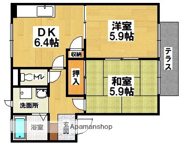 大阪府堺市中区深井清水町 深井駅 2DK アパート 賃貸物件詳細