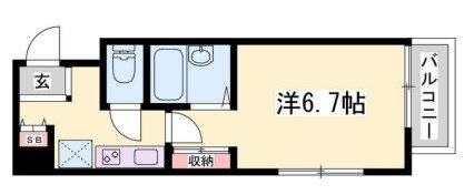 兵庫県姫路市飾磨区三宅１ 亀山駅 1K マンション 賃貸物件詳細