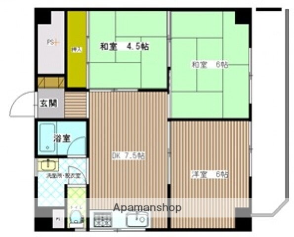 広島県広島市西区天満町 観音町駅 3DK マンション 賃貸物件詳細