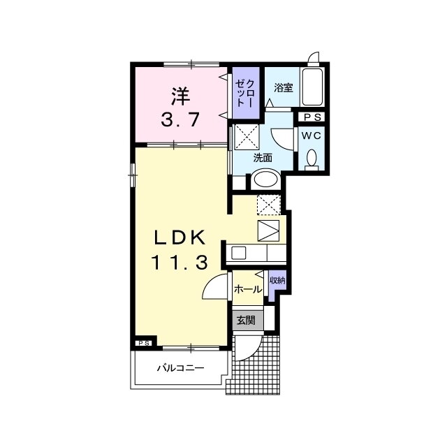 茨城県つくば市小野川 つくば駅 1LDK アパート 賃貸物件詳細