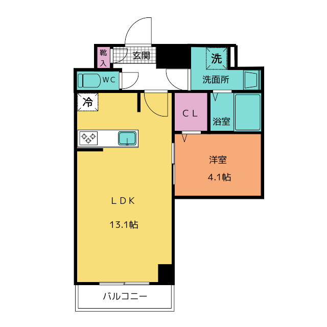 東京都足立区東和５ 北綾瀬駅 1LDK マンション 賃貸物件詳細