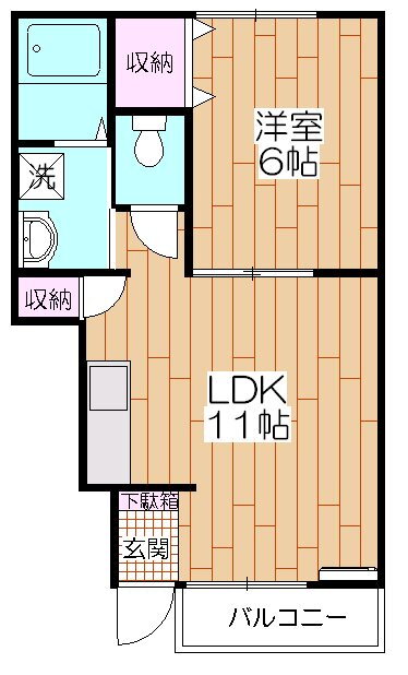 埼玉県草加市遊馬町 見沼代親水公園駅 1LDK アパート 賃貸物件詳細